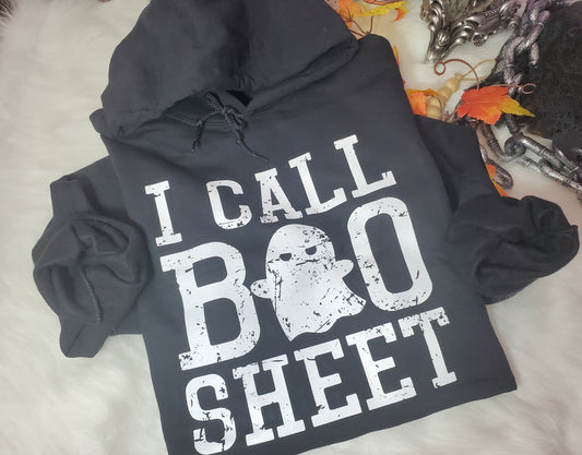 2X- I Call Boo Sheet | Ready to Ship | Screen Printed Hoodie