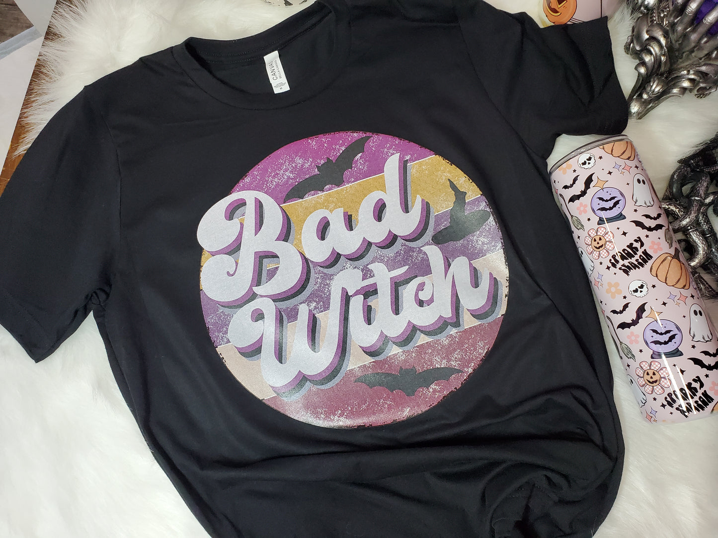 Bad Witch | Ready to Ship Screen Printed Tee | XL & Medium