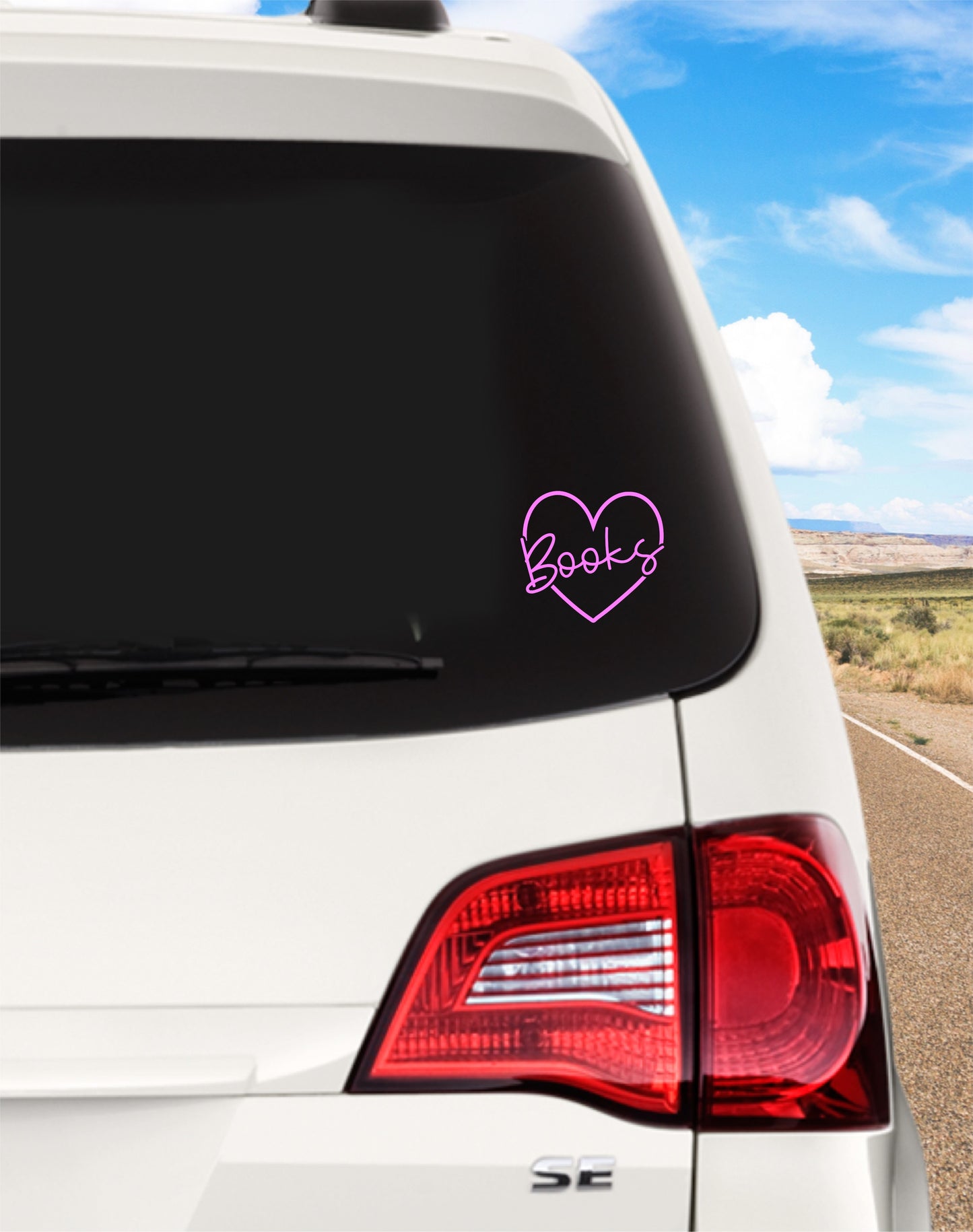 Books Heart | Vinyl Decal