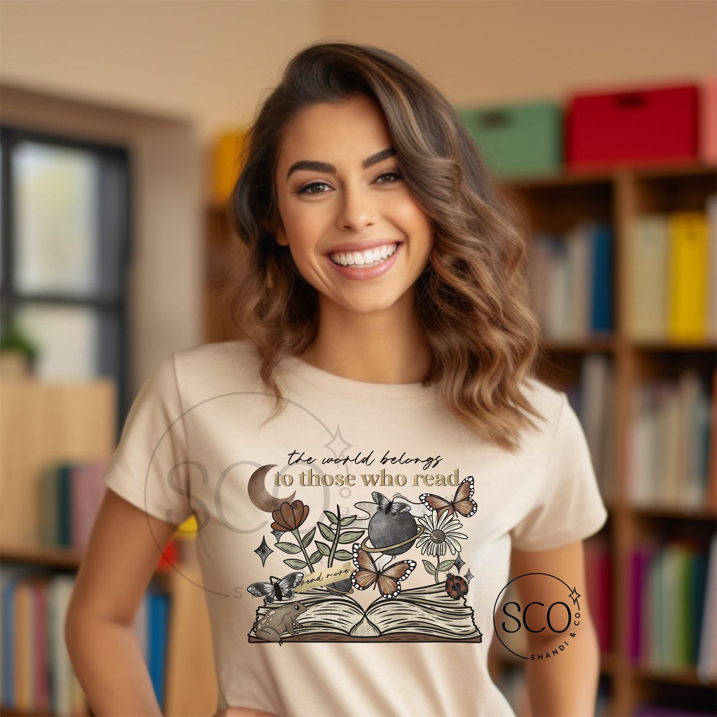 The World Belongs to Those Who Read | Sublimated Tee